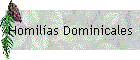 Homilías Dominicales